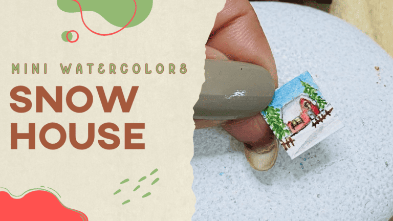 Mini Watercolors: Snow House