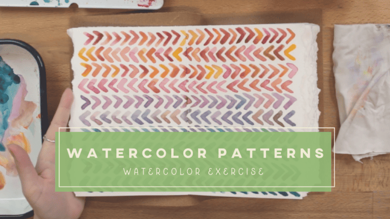 Watercolor Exercise – Watercolor Patterns