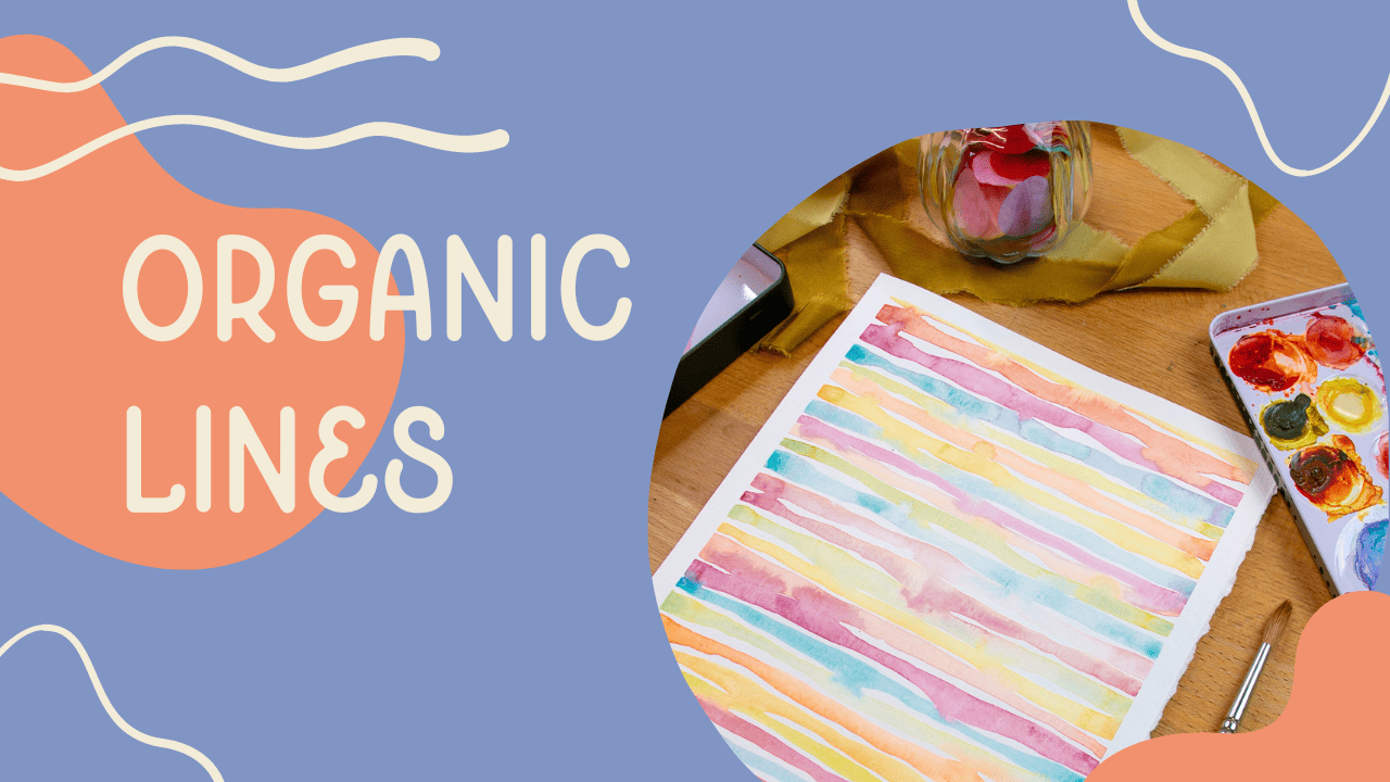 Watercolor Project – Organic Lines