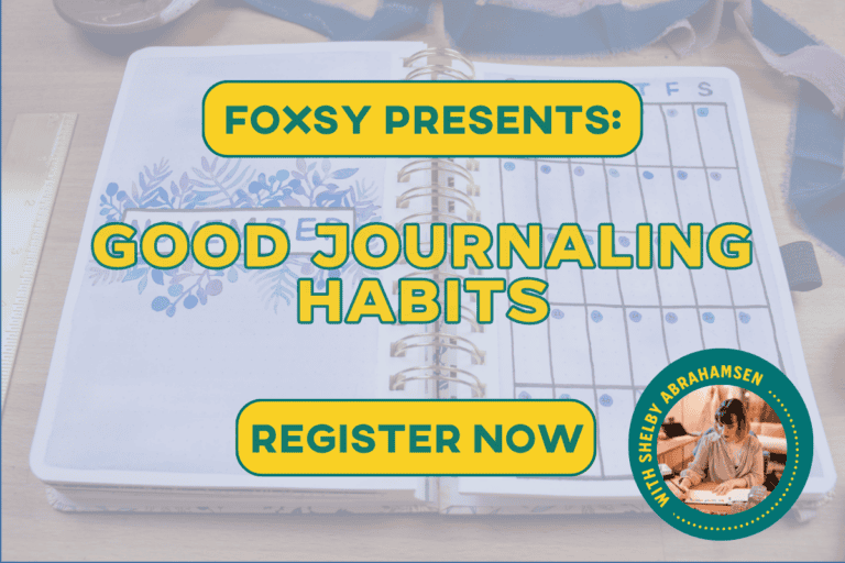 Live Class – How To Finally Use Your Journal (And Make It A Lasting Habit)