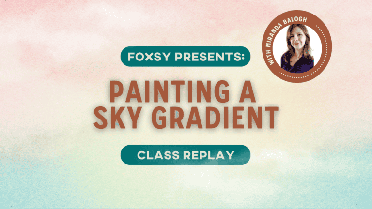Night and Day: Painting the Skies with Watercolor Gradients