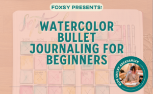 Watercolor Bullet Journaling For Beginners