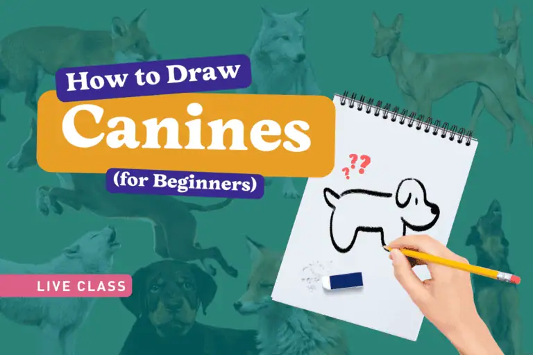 How to Draw Canines: Dogs, Wolves, and Foxes