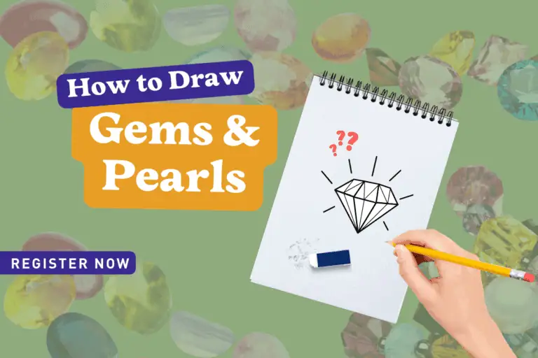 How to Draw Pearls and Gems