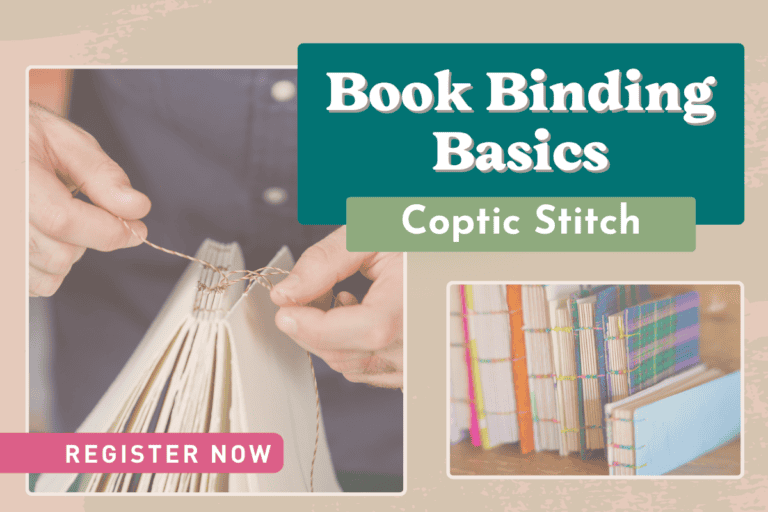 Coptic Stitch Bookbinding: Signatures to Sketchbooks